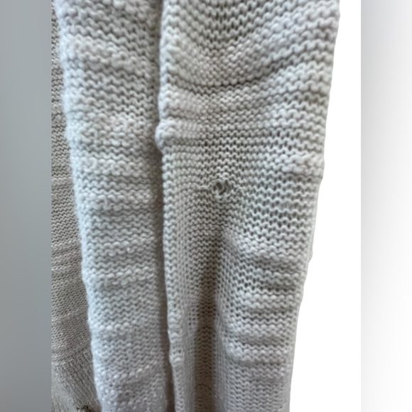 American Eagle Open Front Cardigan with hoodie in light beige size xs - Picture 5 of 10